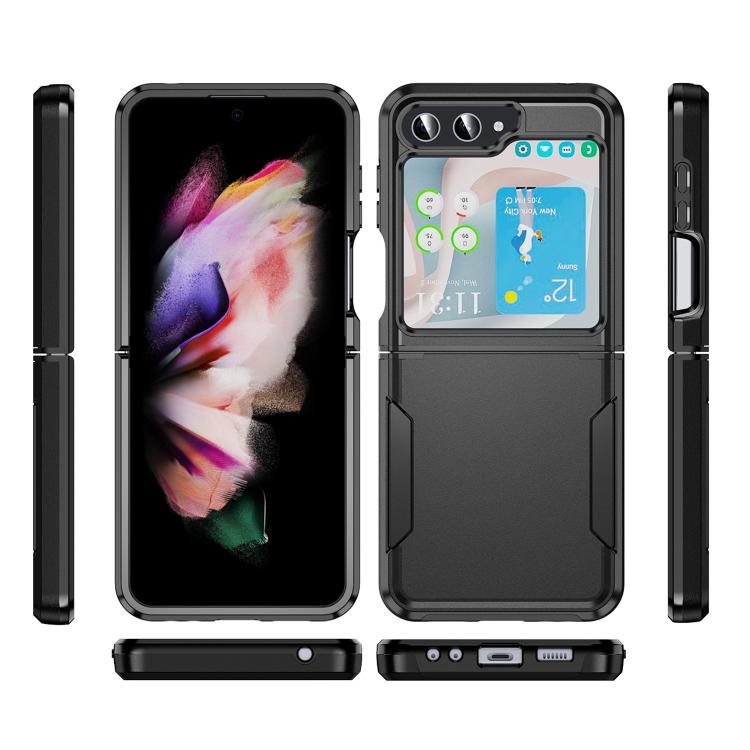 For Samsung Galaxy Z Flip6 5G Pioneer Armor Heavy Duty PC Hybrid TPU Phone Case