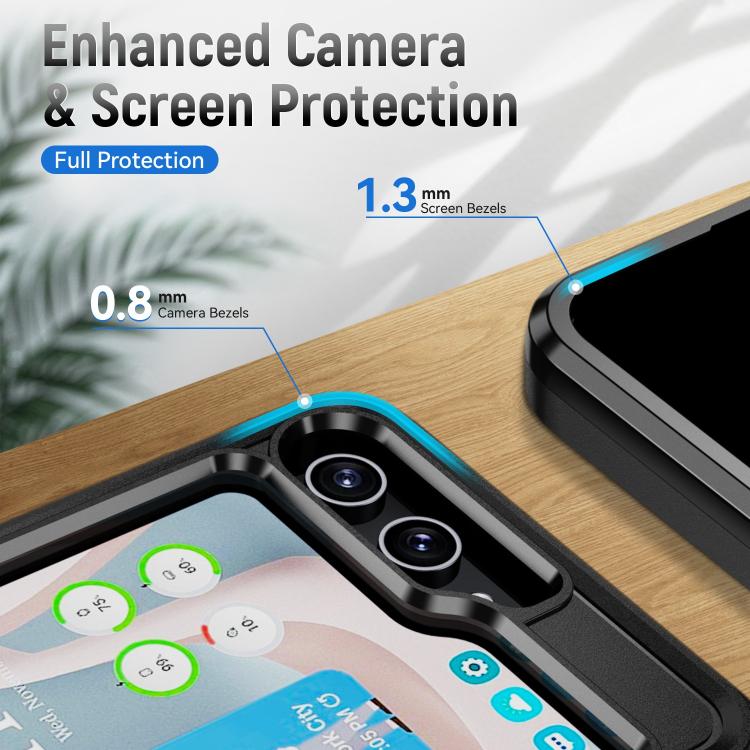 For Samsung Galaxy Z Flip6 5G Pioneer Armor Heavy Duty PC Hybrid TPU Phone Case