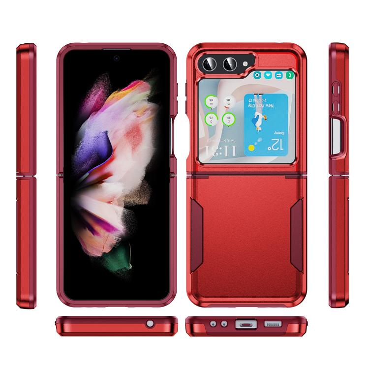For Samsung Galaxy Z Flip6 5G Pioneer Armor Heavy Duty PC Hybrid TPU Phone Case