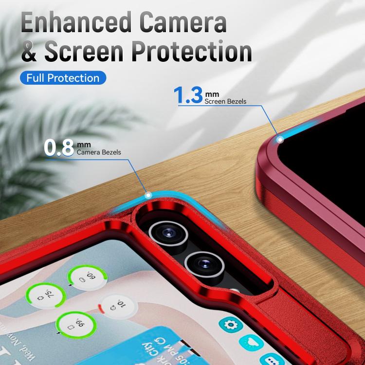 For Samsung Galaxy Z Flip6 5G Pioneer Armor Heavy Duty PC Hybrid TPU Phone Case