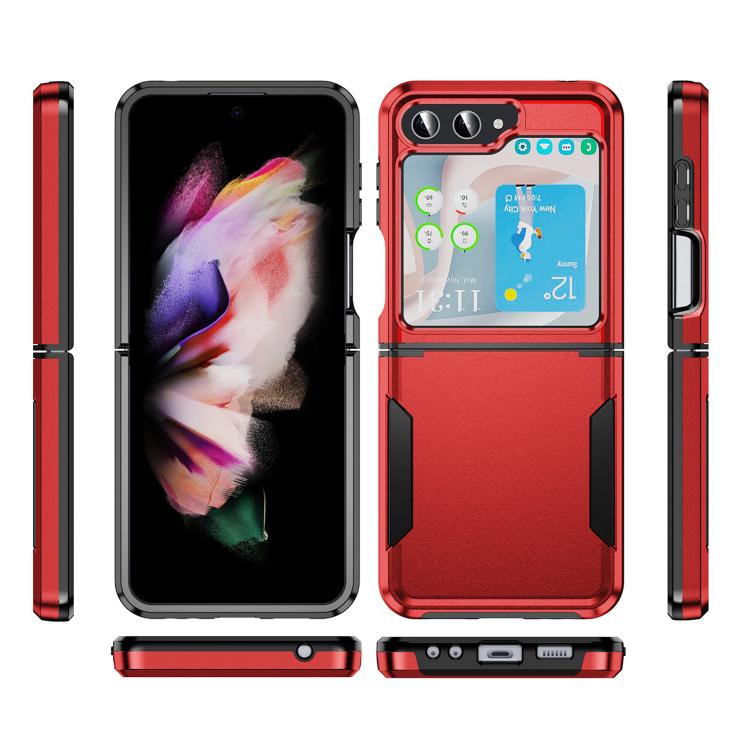 For Samsung Galaxy Z Flip6 5G Pioneer Armor Heavy Duty PC Hybrid TPU Phone Case