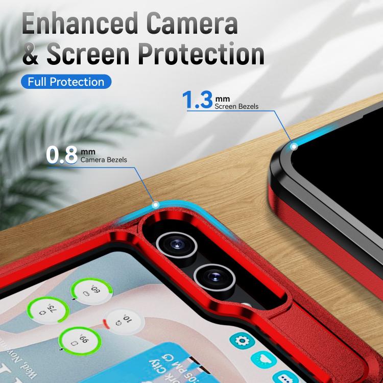 For Samsung Galaxy Z Flip6 5G Pioneer Armor Heavy Duty PC Hybrid TPU Phone Case
