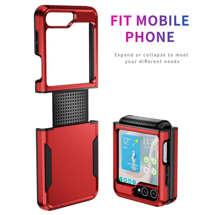 For Samsung Galaxy Z Flip6 5G Pioneer Armor Heavy Duty PC Hybrid TPU Phone Case
