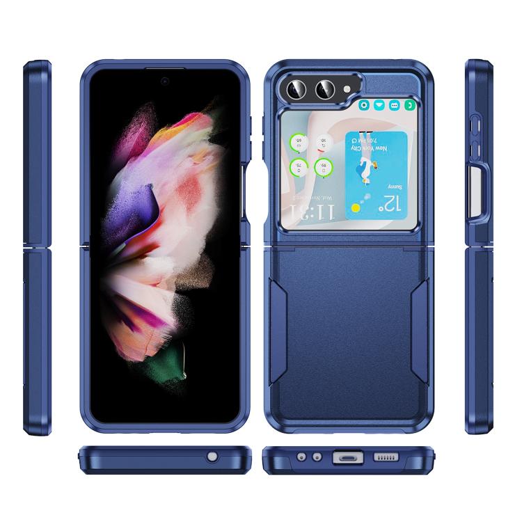 For Samsung Galaxy Z Flip6 5G Pioneer Armor Heavy Duty PC Hybrid TPU Phone Case