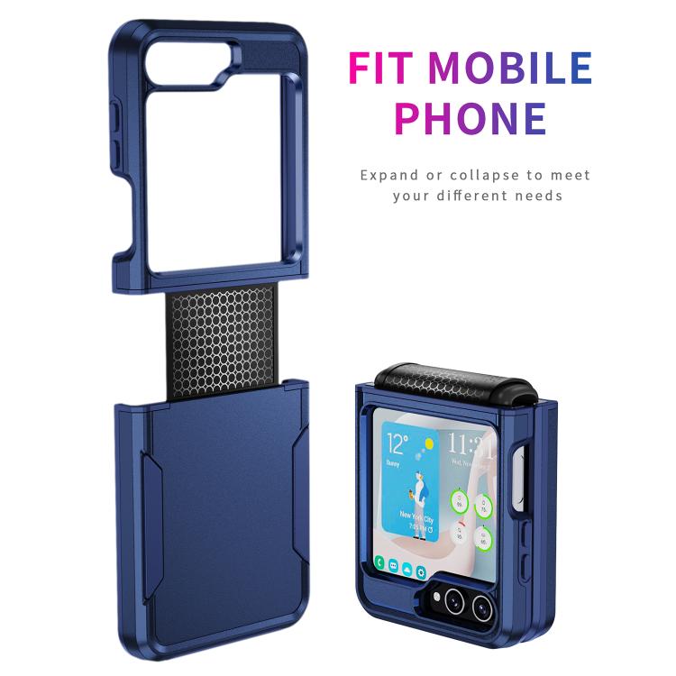 For Samsung Galaxy Z Flip6 5G Pioneer Armor Heavy Duty PC Hybrid TPU Phone Case