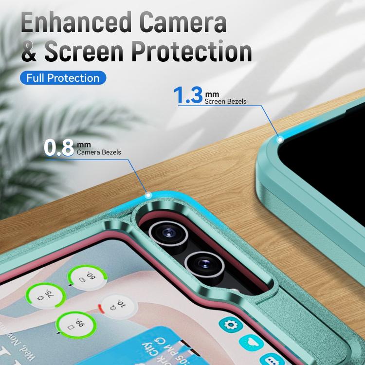 For Samsung Galaxy Z Flip6 5G Pioneer Armor Heavy Duty PC Hybrid TPU Phone Case