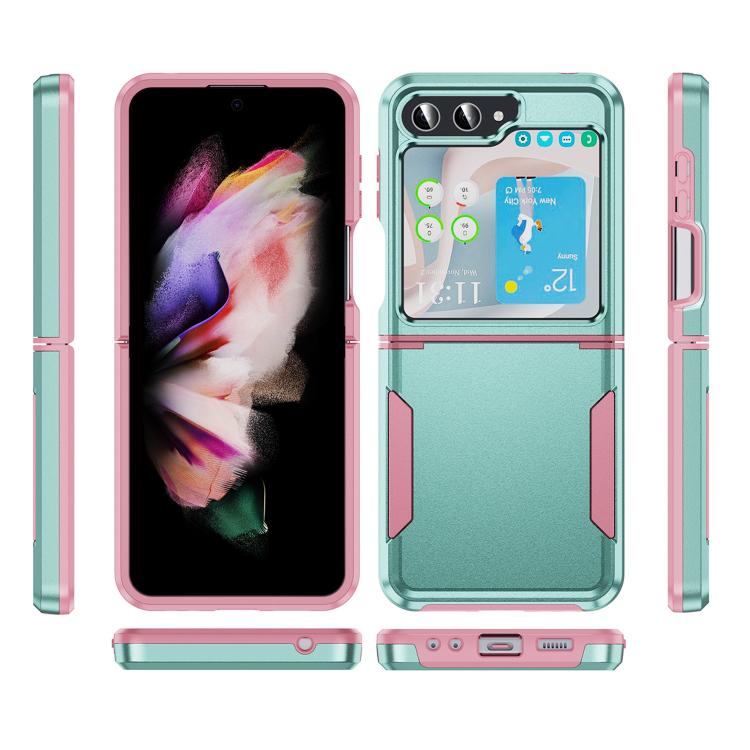 For Samsung Galaxy Z Flip6 5G Pioneer Armor Heavy Duty PC Hybrid TPU Phone Case