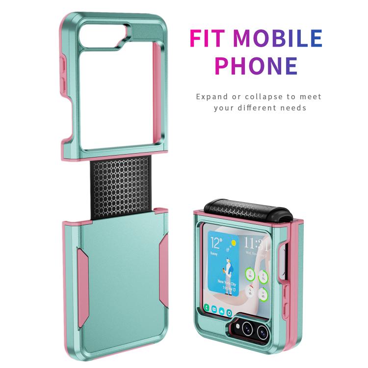 For Samsung Galaxy Z Flip6 5G Pioneer Armor Heavy Duty PC Hybrid TPU Phone Case