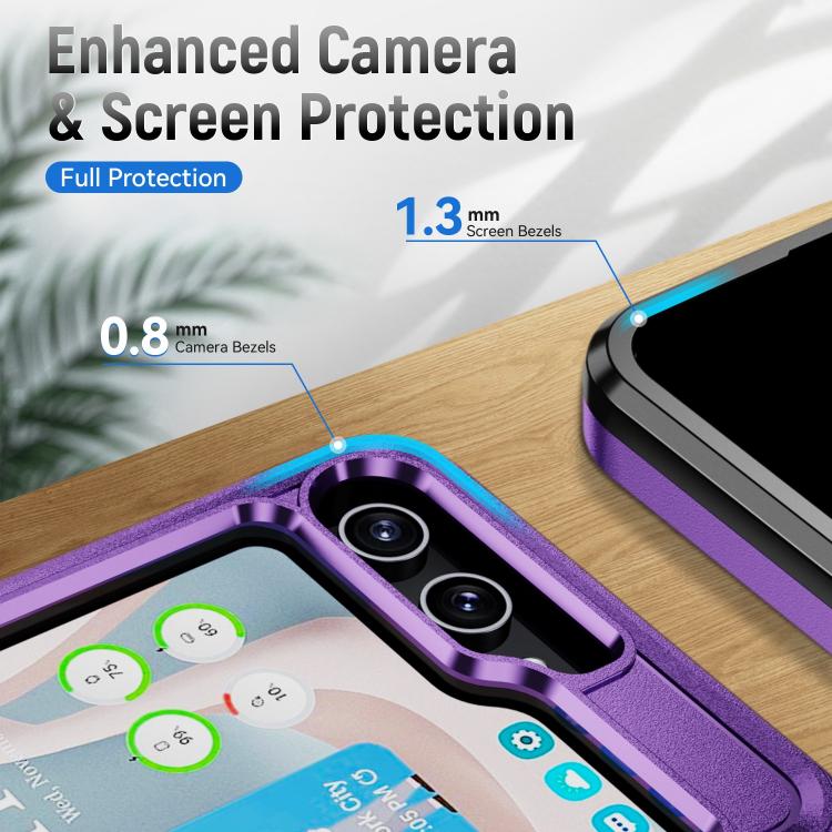 For Samsung Galaxy Z Flip6 5G Pioneer Armor Heavy Duty PC Hybrid TPU Phone Case