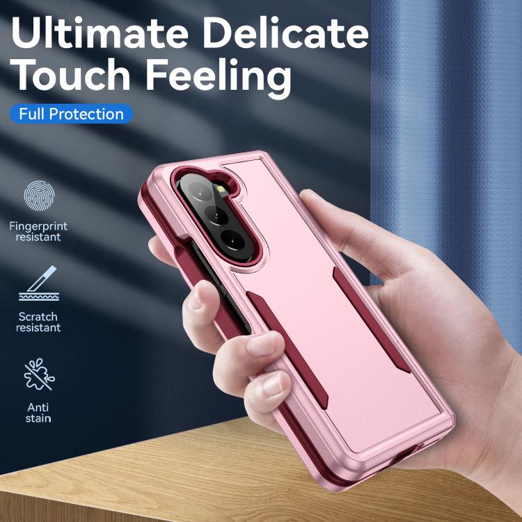For Samsung Galaxy Z Fold5 5G Pioneer Armor Heavy Duty PC Hybrid TPU Phone Case