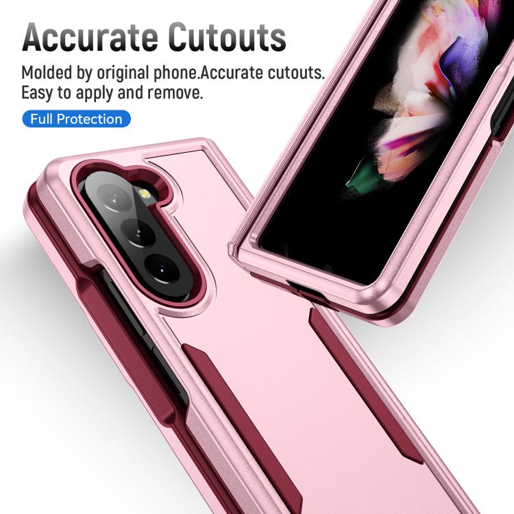For Samsung Galaxy Z Fold5 5G Pioneer Armor Heavy Duty PC Hybrid TPU Phone Case