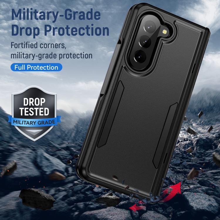 For Samsung Galaxy Z Fold5 5G Pioneer Armor Heavy Duty PC Hybrid TPU Phone Case