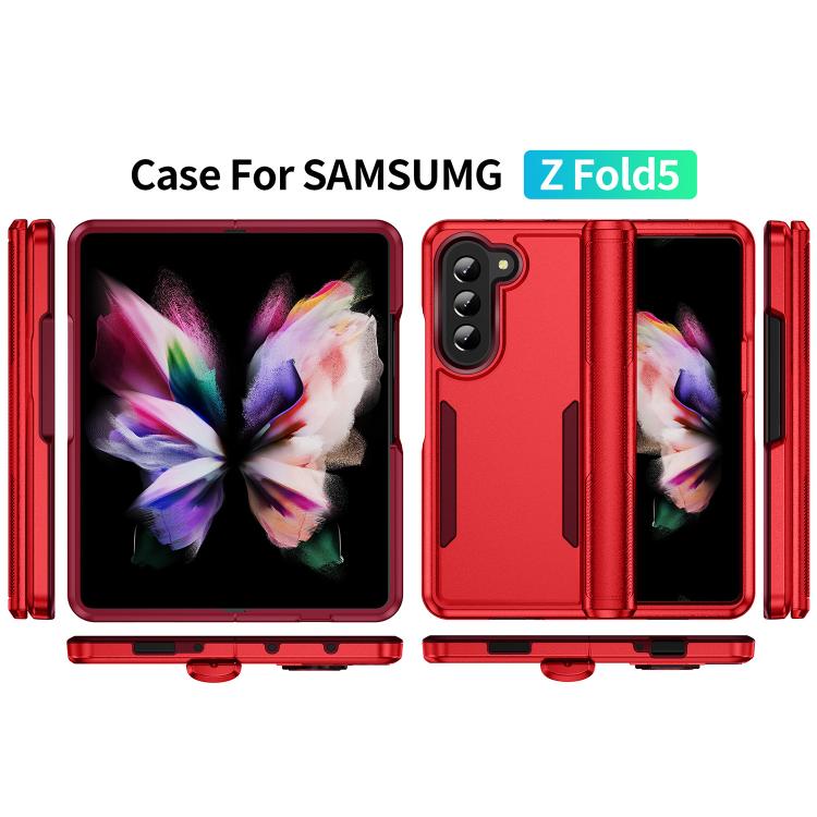 For Samsung Galaxy Z Fold5 5G Pioneer Armor Heavy Duty PC Hybrid TPU Phone Case