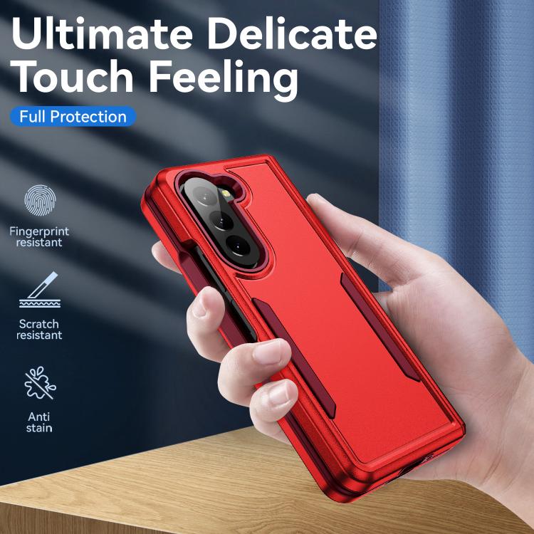 For Samsung Galaxy Z Fold5 5G Pioneer Armor Heavy Duty PC Hybrid TPU Phone Case