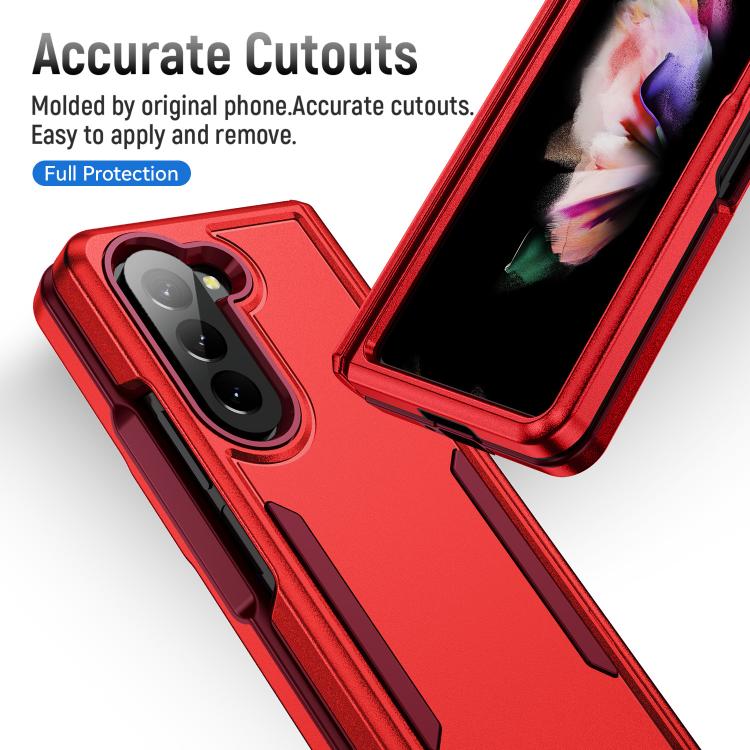 For Samsung Galaxy Z Fold5 5G Pioneer Armor Heavy Duty PC Hybrid TPU Phone Case