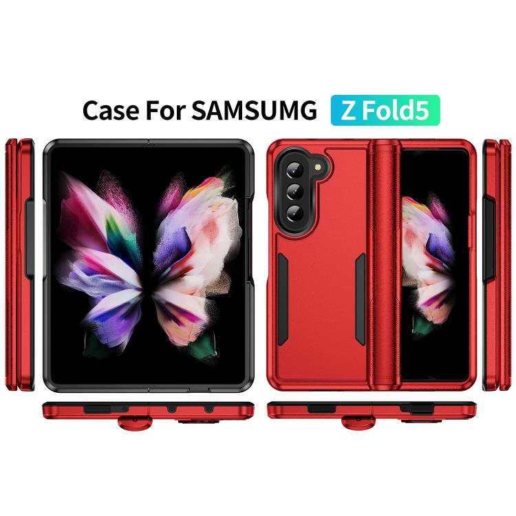 For Samsung Galaxy Z Fold5 5G Pioneer Armor Heavy Duty PC Hybrid TPU Phone Case