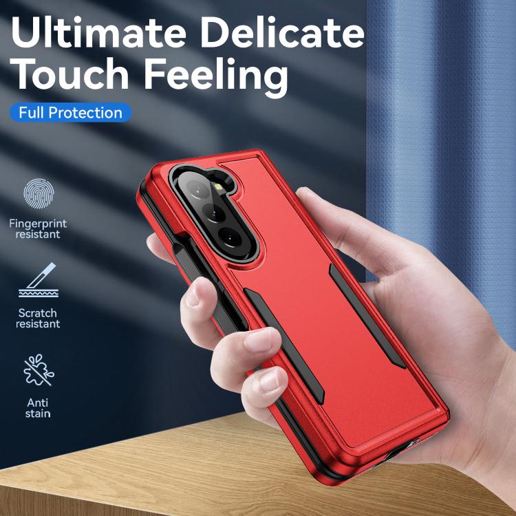 For Samsung Galaxy Z Fold5 5G Pioneer Armor Heavy Duty PC Hybrid TPU Phone Case