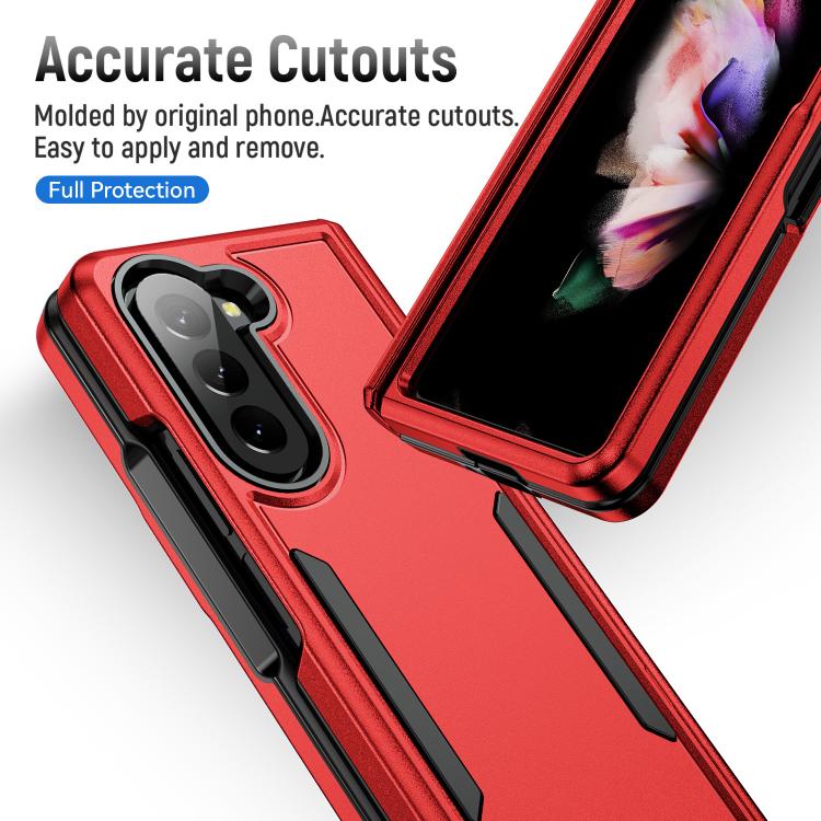 For Samsung Galaxy Z Fold5 5G Pioneer Armor Heavy Duty PC Hybrid TPU Phone Case