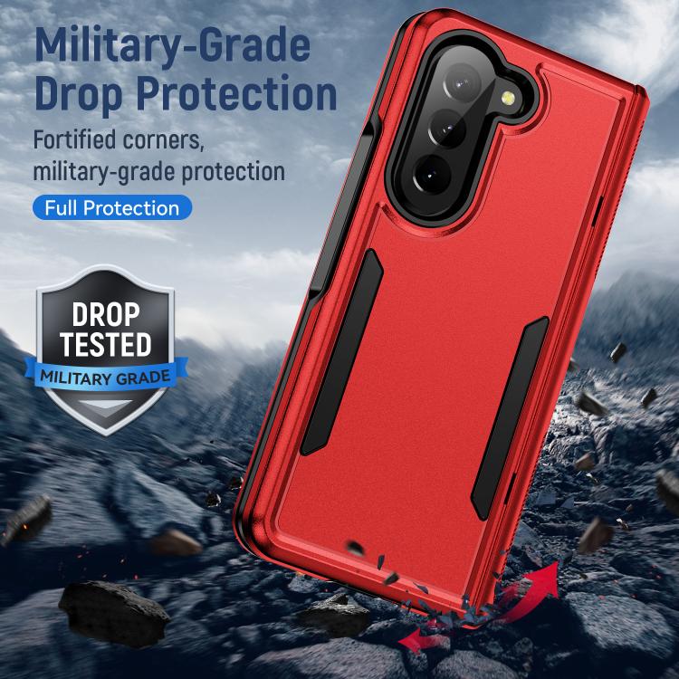For Samsung Galaxy Z Fold5 5G Pioneer Armor Heavy Duty PC Hybrid TPU Phone Case