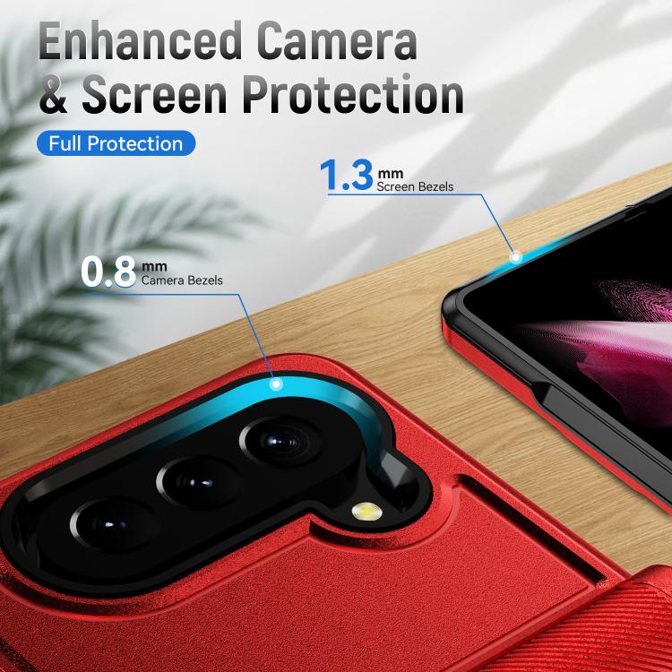 For Samsung Galaxy Z Fold5 5G Pioneer Armor Heavy Duty PC Hybrid TPU Phone Case