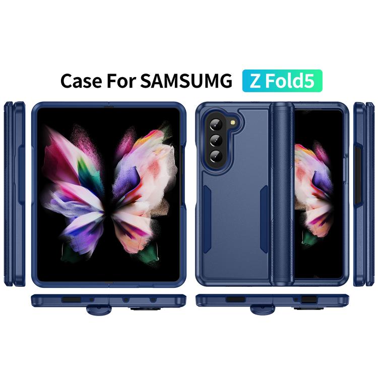 For Samsung Galaxy Z Fold5 5G Pioneer Armor Heavy Duty PC Hybrid TPU Phone Case