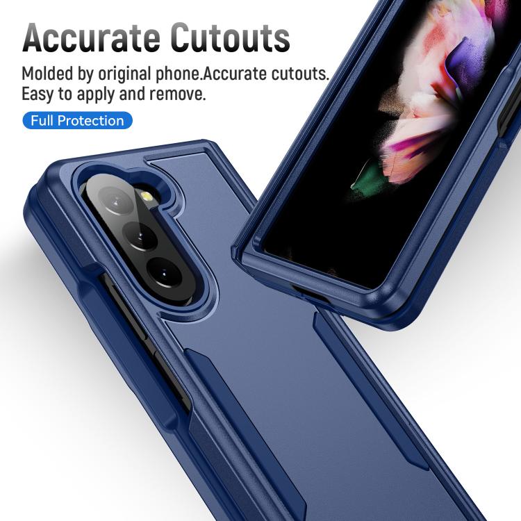 For Samsung Galaxy Z Fold5 5G Pioneer Armor Heavy Duty PC Hybrid TPU Phone Case