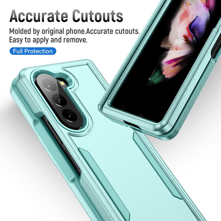 For Samsung Galaxy Z Fold5 5G Pioneer Armor Heavy Duty PC Hybrid TPU Phone Case