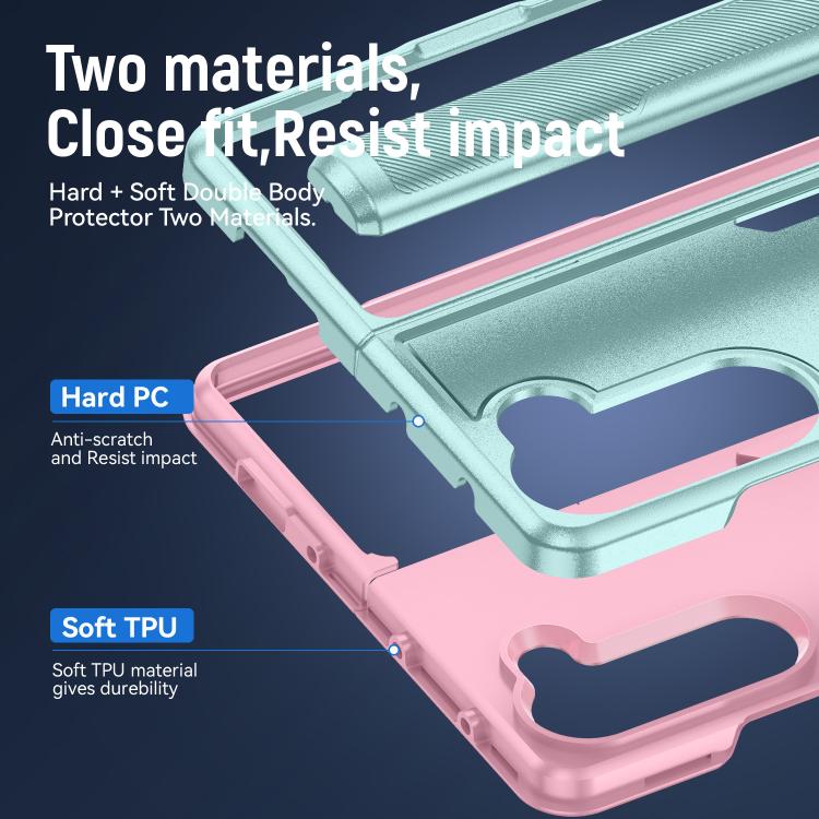 For Samsung Galaxy Z Fold5 5G Pioneer Armor Heavy Duty PC Hybrid TPU Phone Case