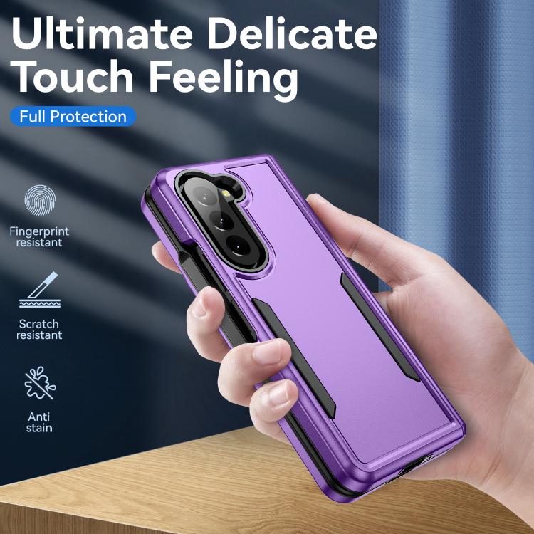 For Samsung Galaxy Z Fold5 5G Pioneer Armor Heavy Duty PC Hybrid TPU Phone Case