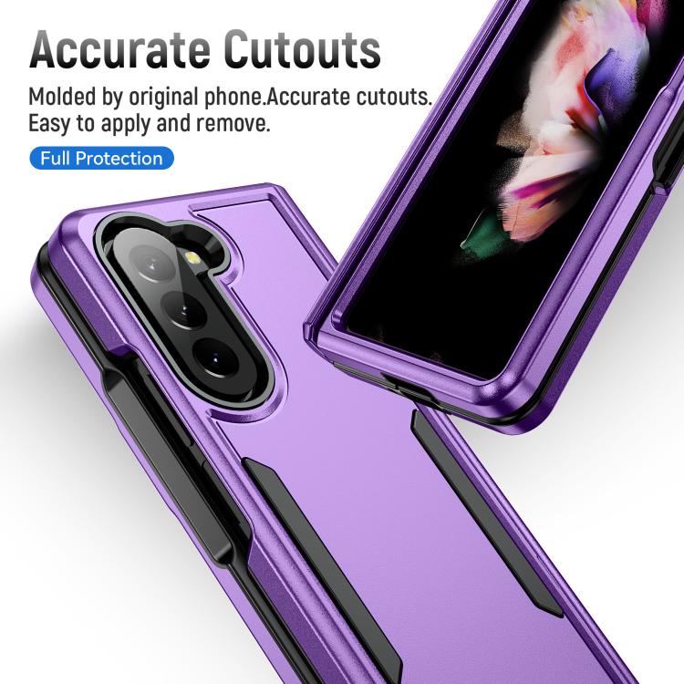 For Samsung Galaxy Z Fold5 5G Pioneer Armor Heavy Duty PC Hybrid TPU Phone Case