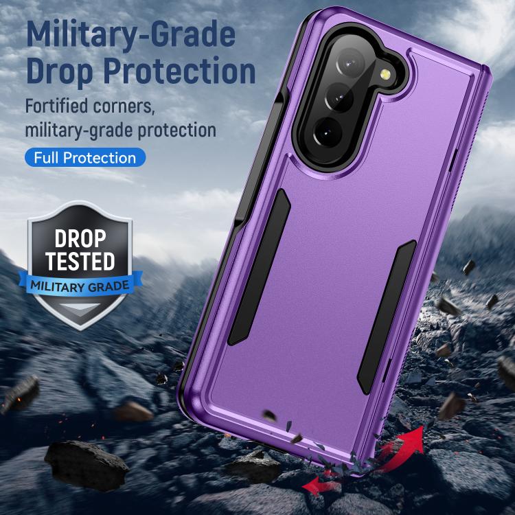 For Samsung Galaxy Z Fold5 5G Pioneer Armor Heavy Duty PC Hybrid TPU Phone Case