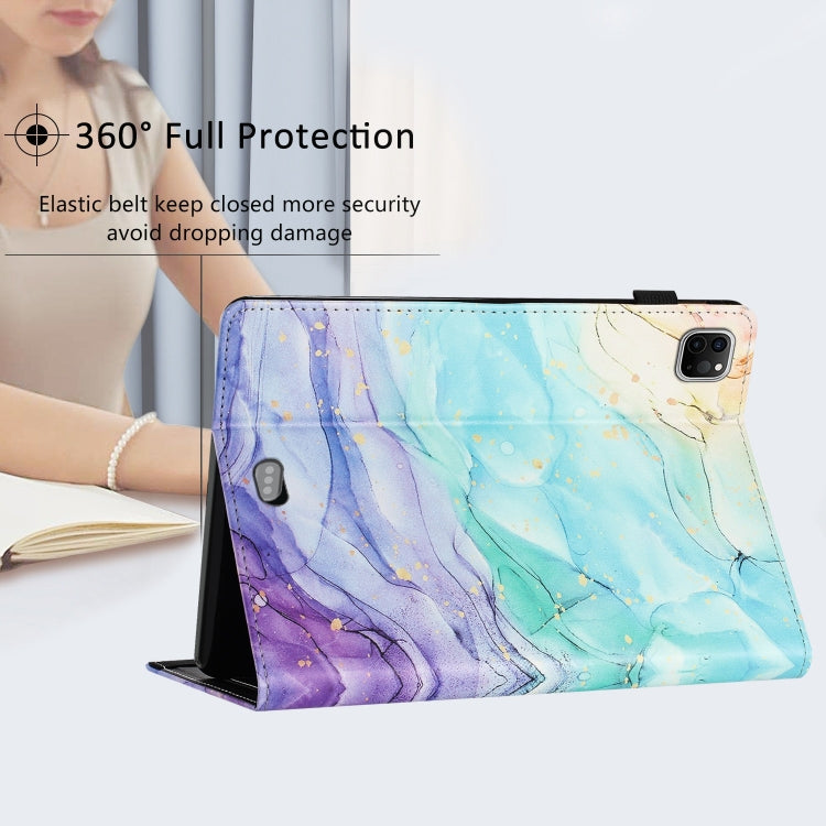 For iPad Pro 11 2025 / 2024 Sewing Litchi Texture Smart Leather Tablet Case