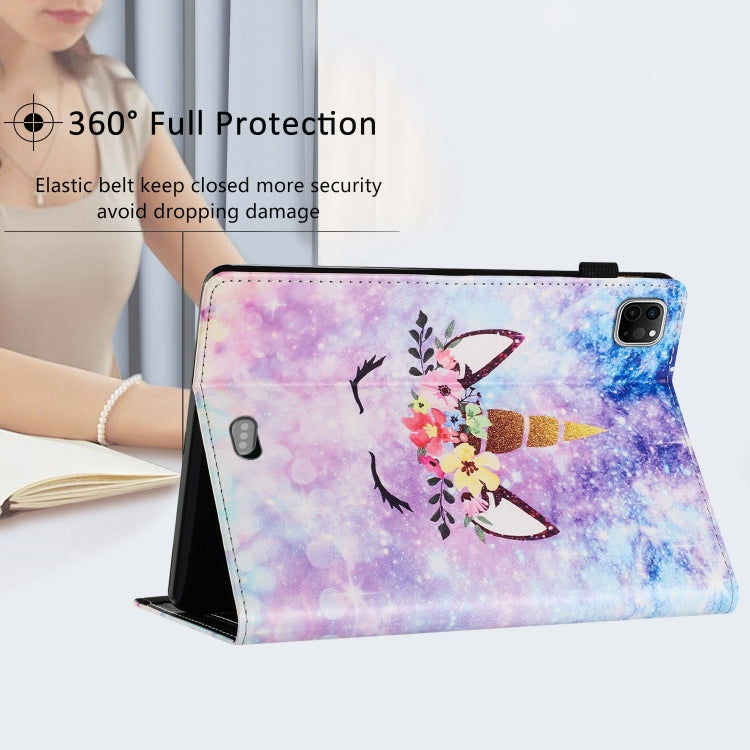 For iPad Pro 11 2025 / 2024 Sewing Litchi Texture Smart Leather Tablet Case