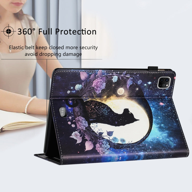 For iPad Pro 11 2025 / 2024 Sewing Litchi Texture Smart Leather Tablet Case