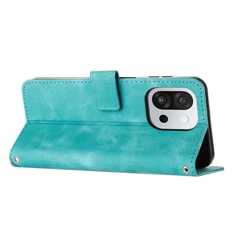 For OnePlus 13T Dream Triangle Leather Phone Case with Lanyard