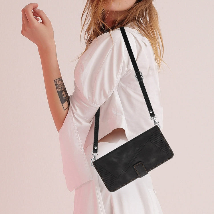 For vivo Y38 5G Dream Triangle Leather Phone Case with Lanyard