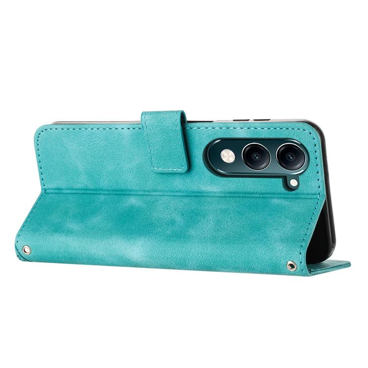 For vivo Y29s 5G / Y04 4G Dream Triangle Leather Phone Case with Lanyard
