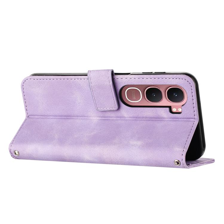 For vivo Y31 5G 2025 Dream Triangle Leather Phone Case with Lanyard