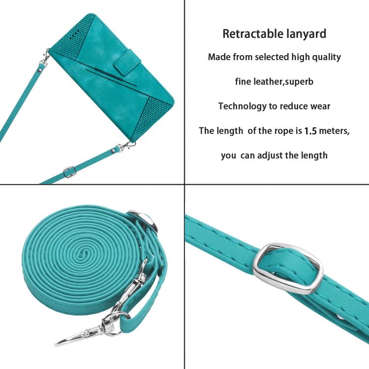 For vivo V70 FE 5G Dream Triangle Leather Phone Case with Lanyard