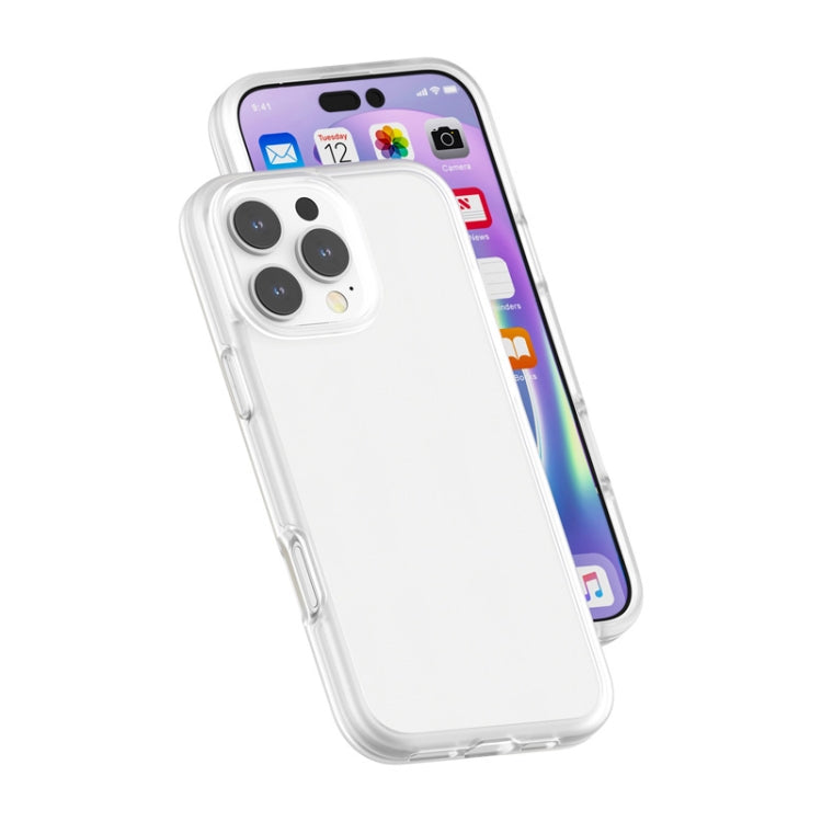 For iPhone 16 Pro Max Rubber Oil Surface Solid Color Phone Case