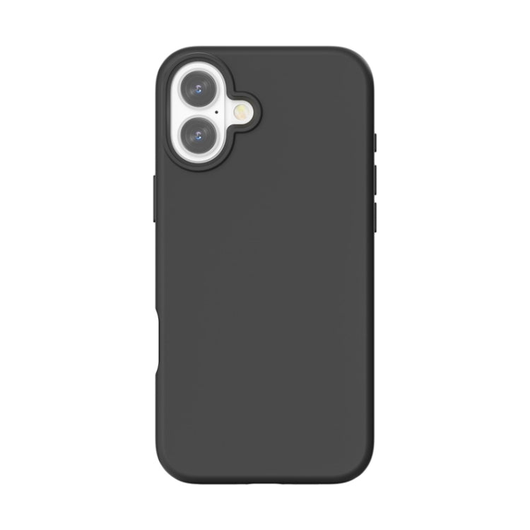For iPhone 16 Plus Rubber Oil Surface Solid Color Phone Case