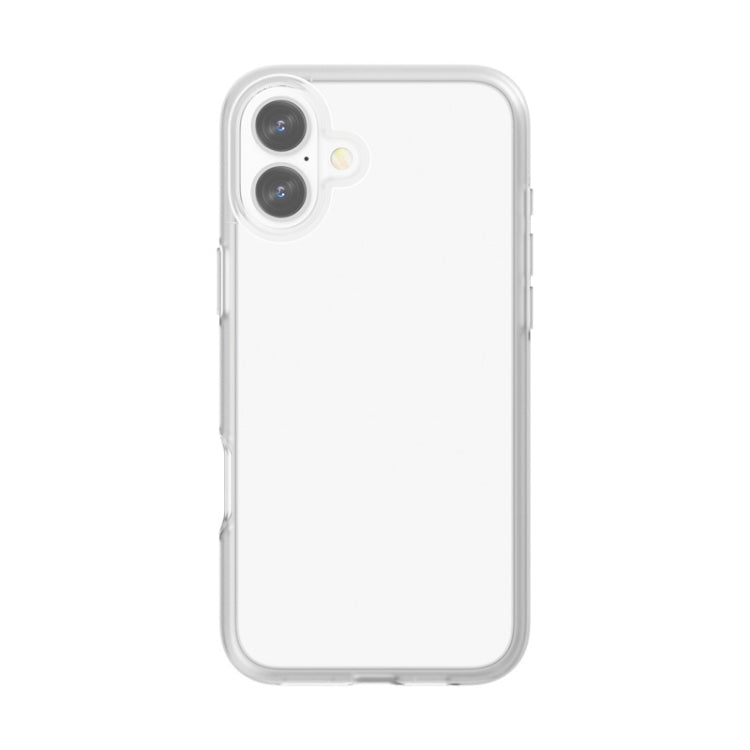 For iPhone 16 Plus Rubber Oil Surface Solid Color Phone Case