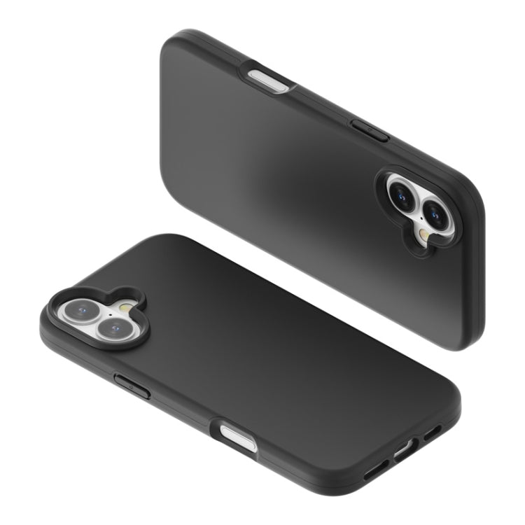 For iPhone 16 Rubber Oil Surface Solid Color Phone Case
