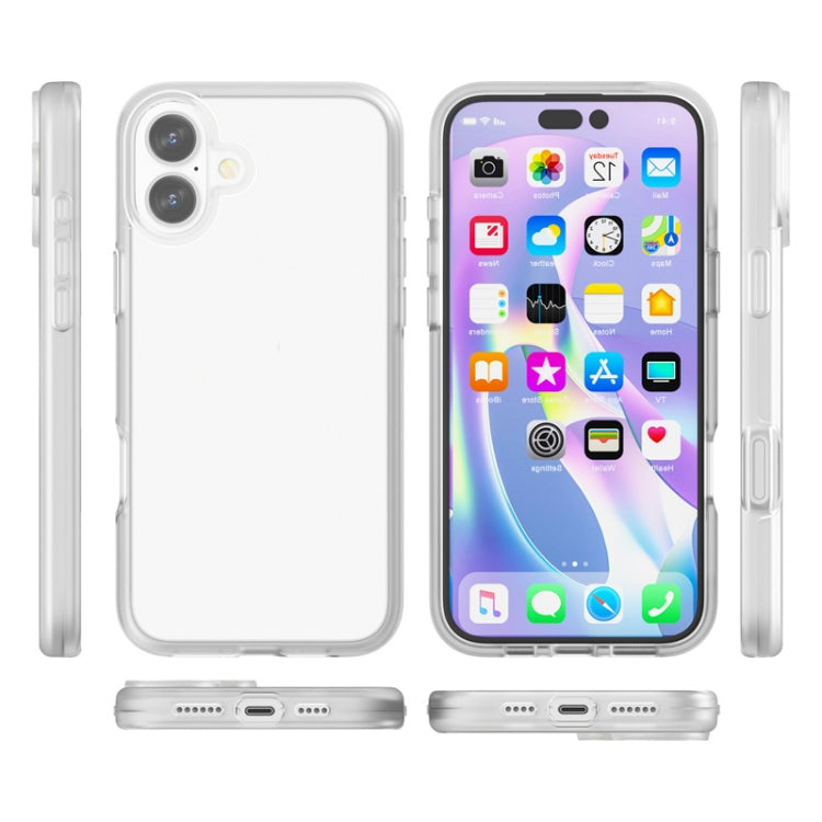 For iPhone 16 Rubber Oil Surface Solid Color Phone Case
