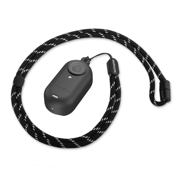 For Insta360 Go 3 Sunnylife IST-BHT594 Camera Body Silicone Case with Lens Cap & Neck Strap