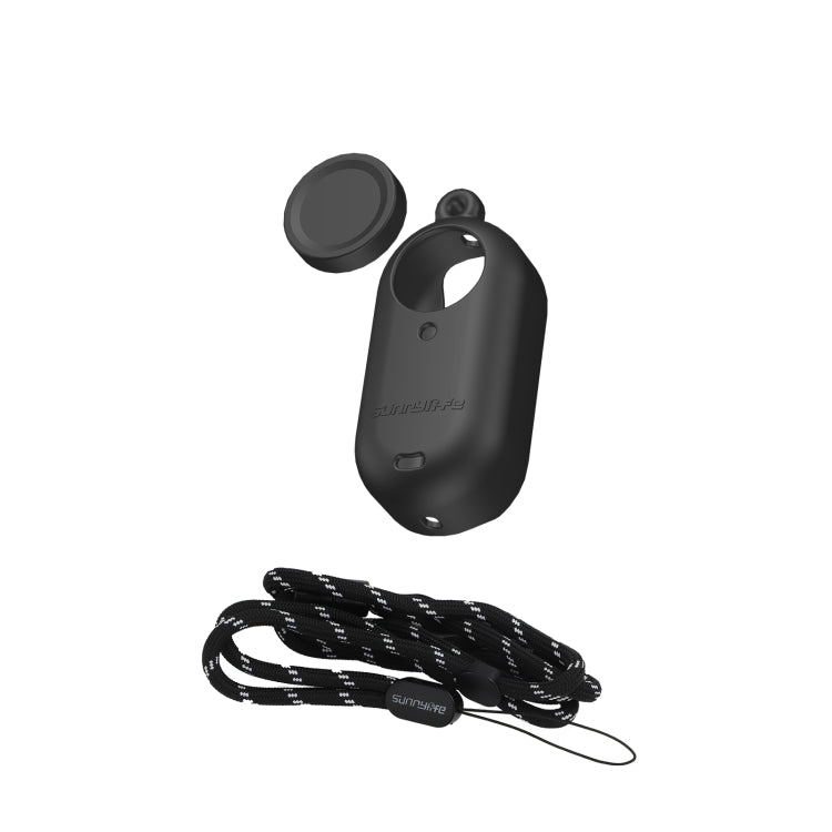 For Insta360 Go 3 Sunnylife IST-BHT594 Camera Body Silicone Case with Lens Cap & Neck Strap