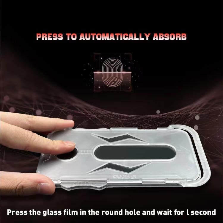 For iPhone 16 Plus Easy Install Matte Armor Tempered Glass Film