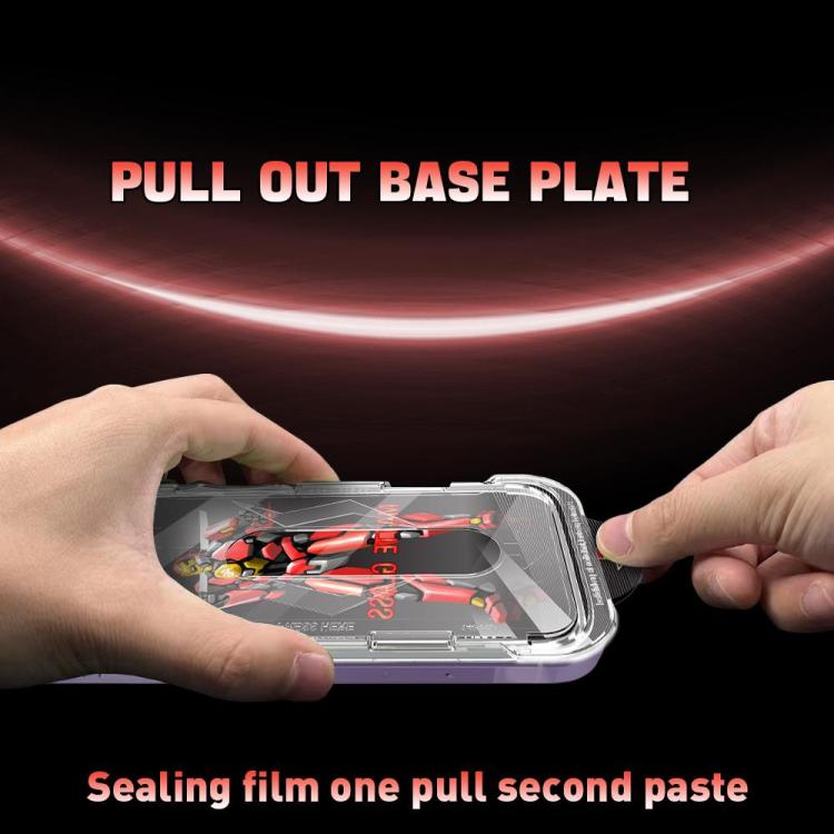 For iPhone Air Easy Install Matte Armor Tempered Glass Film