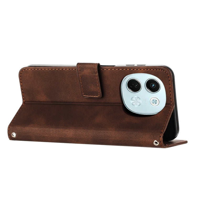 For Tecno Spark 30 5G Dream Triangle Leather Phone Case with Lanyard
