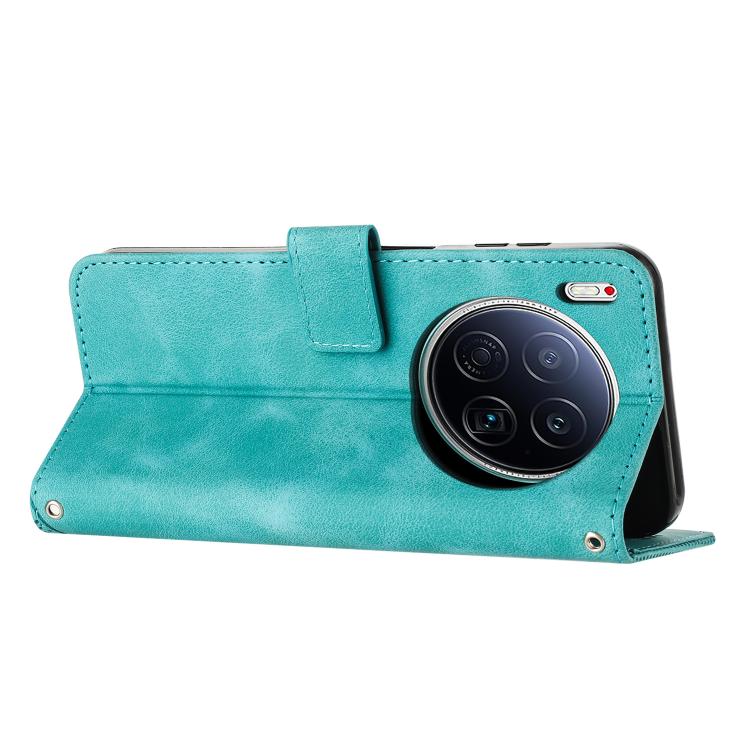 For Tecno Camon 40 Premier Dream Triangle Leather Phone Case with Lanyard